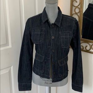 Dark blue denim jacket